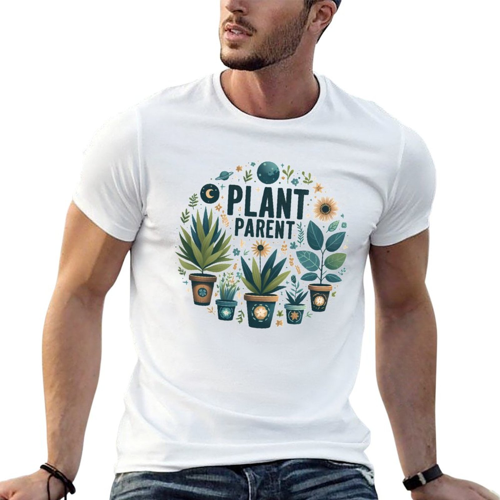 Plant Parent Shirt - 플랜트 패렌트 티셔츠 플러스 사이즈 베이직