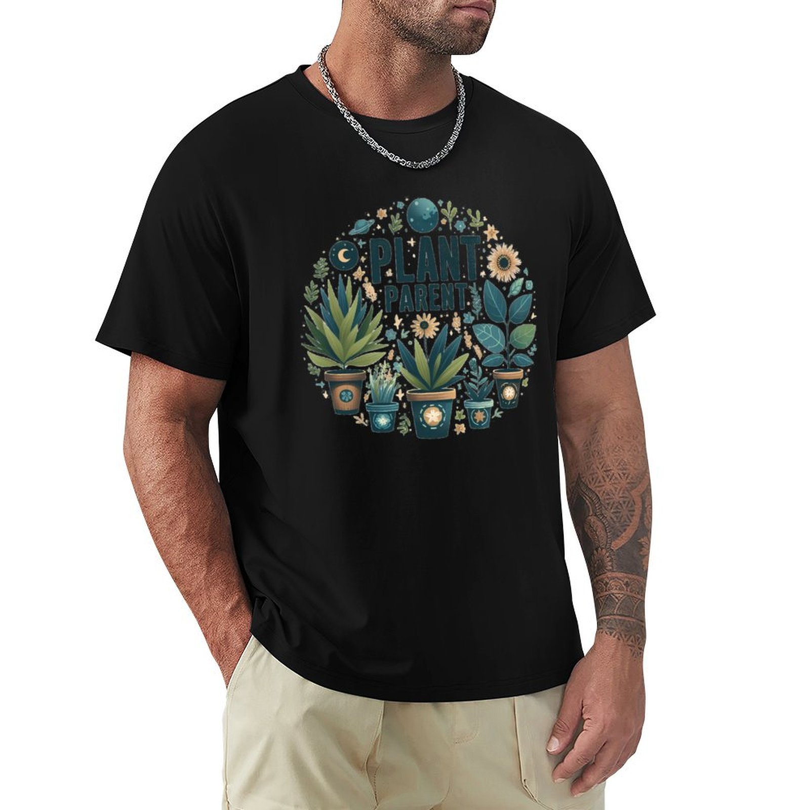 Plant Parent Shirt - Plant parent 티셔츠 아트 패턴 프린트