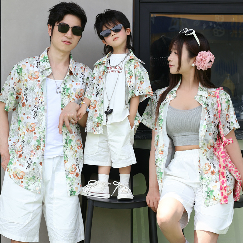 홀리데이 룩 부모-자식 꽃무늬 셔츠 온 가족 휴가 의류 - Plant Parent Shirt 리뷰 및 가격