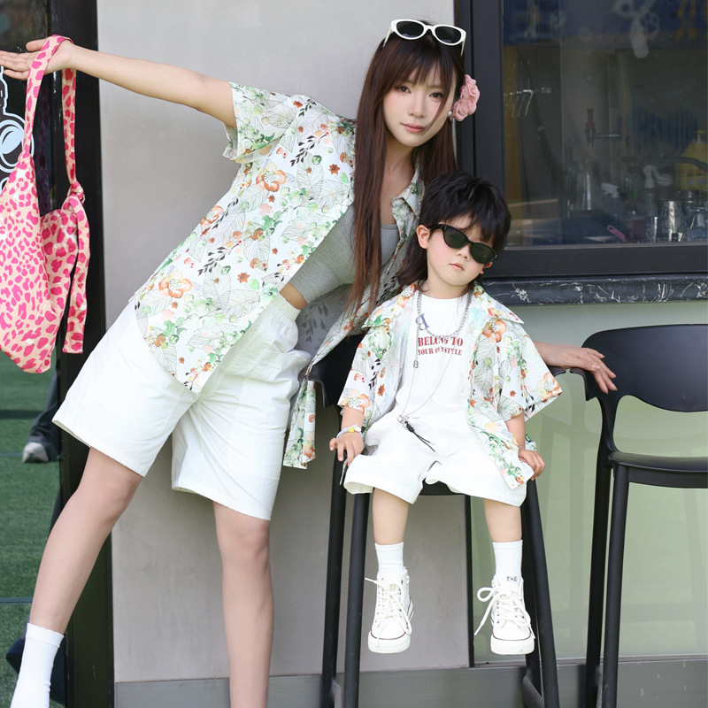 홀리데이 룩 부모-자식 꽃무늬 셔츠 온 가족 휴가 의류 - Plant Parent Shirt 리뷰 및 가격