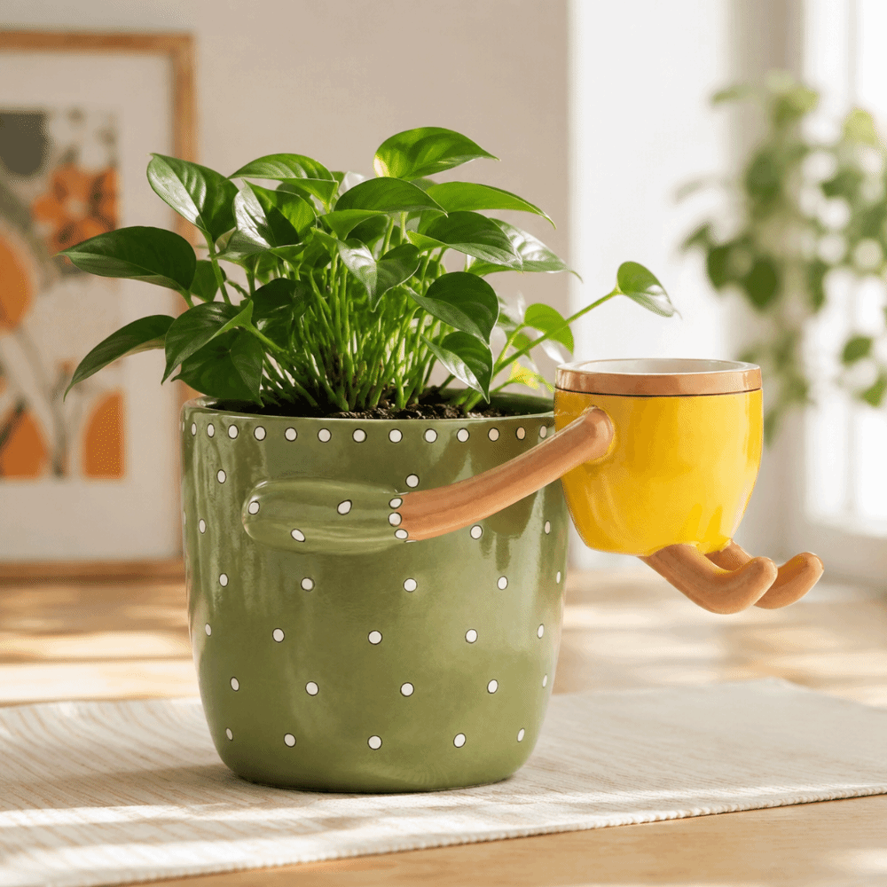 레진 부모-자녀 꽃병 배수구가 있는 꽃꽂이 화분 다육  - Plant Parent Free 리뷰 및 가격