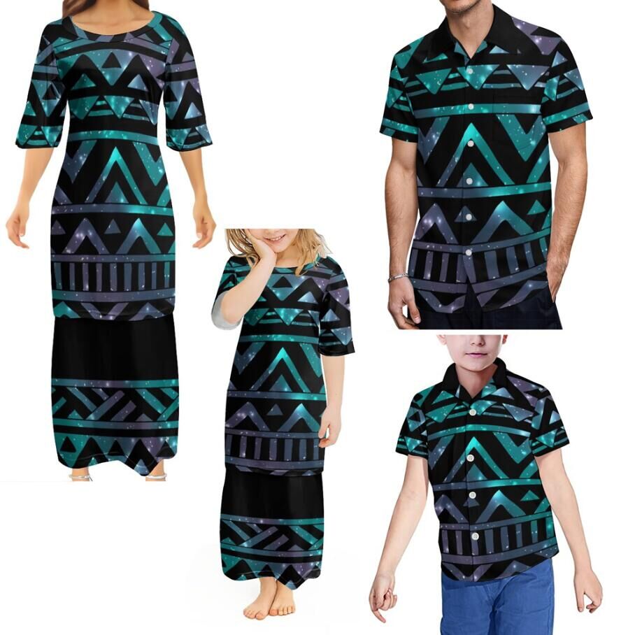 폴리네시아 패밀리 룩 Puletasi 어머니 딸 매칭  - Plant Parent T Shirt 리뷰 및 가격