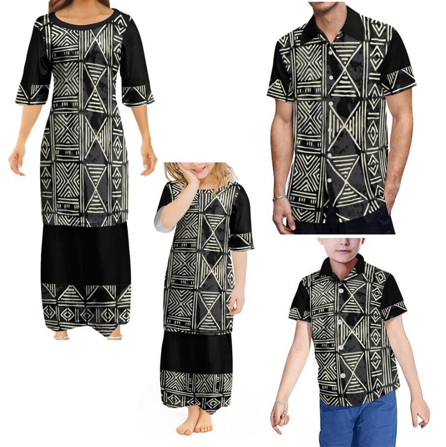 폴리네시아 패밀리 룩 Puletasi 어머니 딸 매칭  - Plant Parent T Shirt 리뷰 및 가격