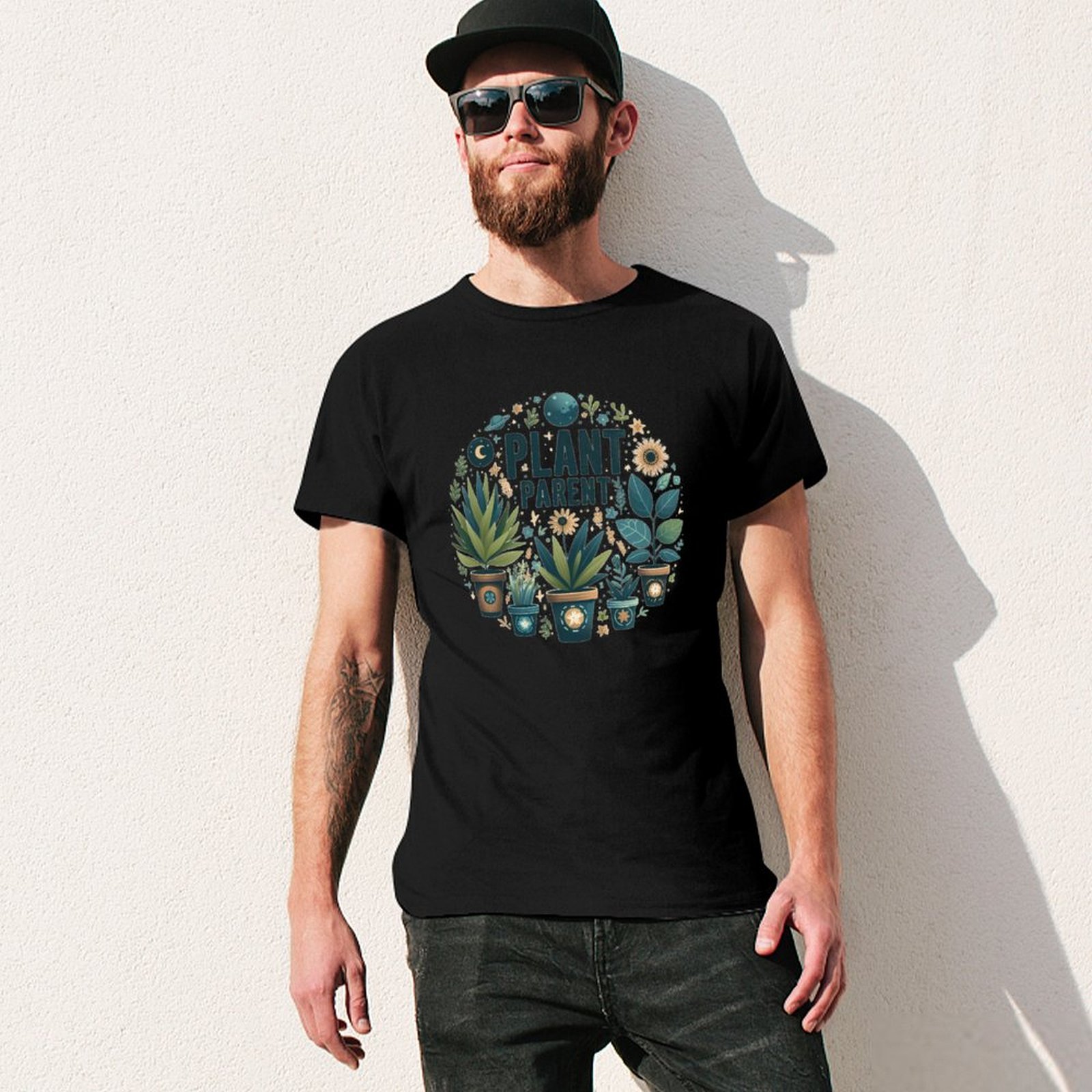 Plant parent 티셔츠 아트 패턴 프린트 캐주얼 - Plant Parent Shirt 리뷰 및 가격